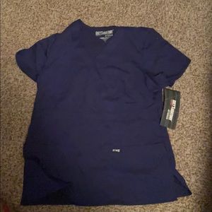 Grey’s Anatomy 3 pocket mock wrap scrub top